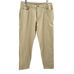 Lululemon ABC Slim-Fit 5 Pocket Pant tan sz 32